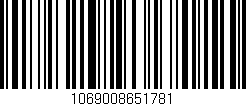 Código de barras (EAN, GTIN, SKU, ISBN): '1069008651781'