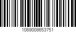 Código de barras (EAN, GTIN, SKU, ISBN): '1069008653751'