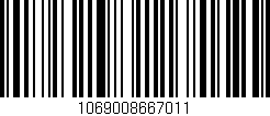 Código de barras (EAN, GTIN, SKU, ISBN): '1069008667011'