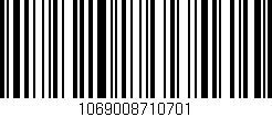 Código de barras (EAN, GTIN, SKU, ISBN): '1069008710701'