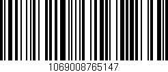 Código de barras (EAN, GTIN, SKU, ISBN): '1069008765147'