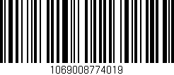 Código de barras (EAN, GTIN, SKU, ISBN): '1069008774019'