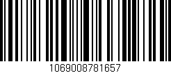 Código de barras (EAN, GTIN, SKU, ISBN): '1069008781657'