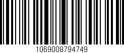 Código de barras (EAN, GTIN, SKU, ISBN): '1069008794749'
