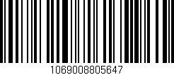Código de barras (EAN, GTIN, SKU, ISBN): '1069008805647'