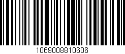 Código de barras (EAN, GTIN, SKU, ISBN): '1069008810606'