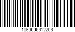 Código de barras (EAN, GTIN, SKU, ISBN): '1069008812206'
