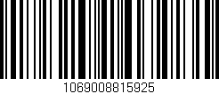 Código de barras (EAN, GTIN, SKU, ISBN): '1069008815925'