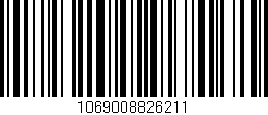 Código de barras (EAN, GTIN, SKU, ISBN): '1069008826211'