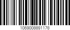 Código de barras (EAN, GTIN, SKU, ISBN): '1069008891178'