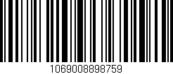 Código de barras (EAN, GTIN, SKU, ISBN): '1069008898759'