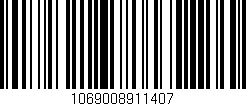 Código de barras (EAN, GTIN, SKU, ISBN): '1069008911407'