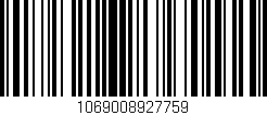 Código de barras (EAN, GTIN, SKU, ISBN): '1069008927759'