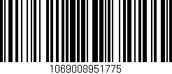 Código de barras (EAN, GTIN, SKU, ISBN): '1069008951775'