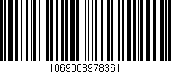 Código de barras (EAN, GTIN, SKU, ISBN): '1069008978361'
