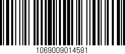 Código de barras (EAN, GTIN, SKU, ISBN): '1069009014581'