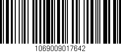 Código de barras (EAN, GTIN, SKU, ISBN): '1069009017642'