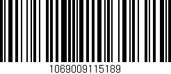 Código de barras (EAN, GTIN, SKU, ISBN): '1069009115189'