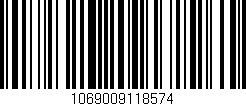 Código de barras (EAN, GTIN, SKU, ISBN): '1069009118574'