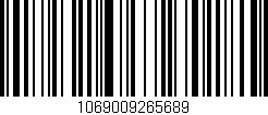 Código de barras (EAN, GTIN, SKU, ISBN): '1069009265689'