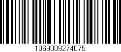Código de barras (EAN, GTIN, SKU, ISBN): '1069009274075'