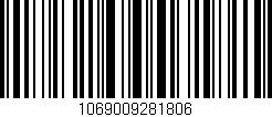 Código de barras (EAN, GTIN, SKU, ISBN): '1069009281806'