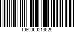 Código de barras (EAN, GTIN, SKU, ISBN): '1069009316829'