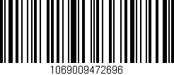 Código de barras (EAN, GTIN, SKU, ISBN): '1069009472696'