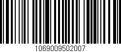 Código de barras (EAN, GTIN, SKU, ISBN): '1069009502007'