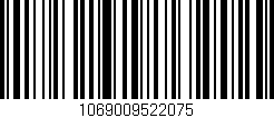 Código de barras (EAN, GTIN, SKU, ISBN): '1069009522075'
