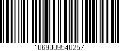 Código de barras (EAN, GTIN, SKU, ISBN): '1069009540257'