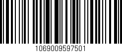 Código de barras (EAN, GTIN, SKU, ISBN): '1069009597501'