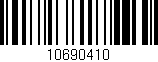 Código de barras (EAN, GTIN, SKU, ISBN): '10690410'