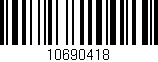 Código de barras (EAN, GTIN, SKU, ISBN): '10690418'