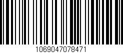 Código de barras (EAN, GTIN, SKU, ISBN): '1069047078471'