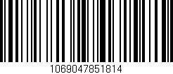 Código de barras (EAN, GTIN, SKU, ISBN): '1069047851814'