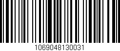 Código de barras (EAN, GTIN, SKU, ISBN): '1069048130031'