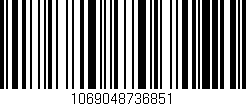 Código de barras (EAN, GTIN, SKU, ISBN): '1069048736851'