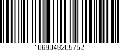 Código de barras (EAN, GTIN, SKU, ISBN): '1069049205752'
