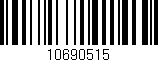 Código de barras (EAN, GTIN, SKU, ISBN): '10690515'