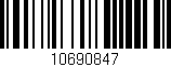Código de barras (EAN, GTIN, SKU, ISBN): '10690847'