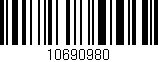Código de barras (EAN, GTIN, SKU, ISBN): '10690980'