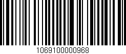 Código de barras (EAN, GTIN, SKU, ISBN): '1069100000968'