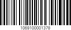 Código de barras (EAN, GTIN, SKU, ISBN): '1069100001378'