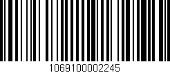 Código de barras (EAN, GTIN, SKU, ISBN): '1069100002245'
