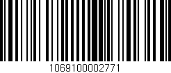 Código de barras (EAN, GTIN, SKU, ISBN): '1069100002771'