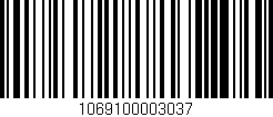 Código de barras (EAN, GTIN, SKU, ISBN): '1069100003037'