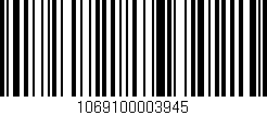 Código de barras (EAN, GTIN, SKU, ISBN): '1069100003945'