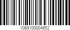 Código de barras (EAN, GTIN, SKU, ISBN): '1069100004652'