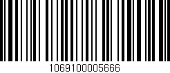 Código de barras (EAN, GTIN, SKU, ISBN): '1069100005666'